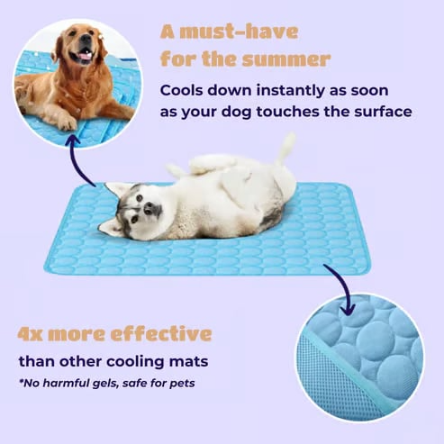 Dog Cooling Mat (4x more effective)